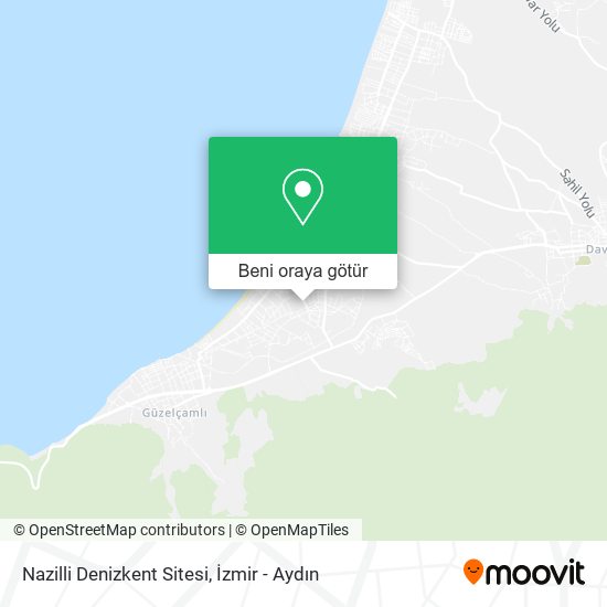Nazilli Denizkent Sitesi harita