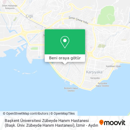 Başkent Üniversitesi Zübeyde Hanım Hastanesi (Başk. Üniv. Zübeyde Hanım Hastanesi) harita