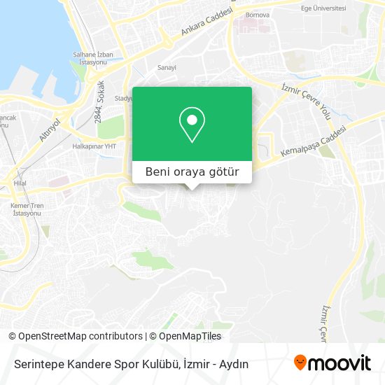 Serintepe Kandere Spor Kulübü harita