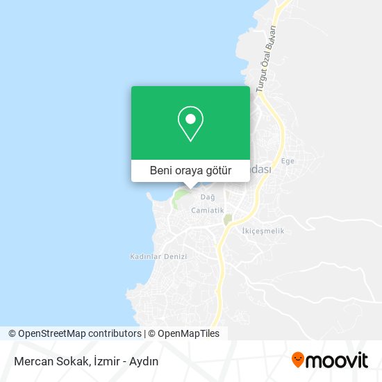 Mercan Sokak harita
