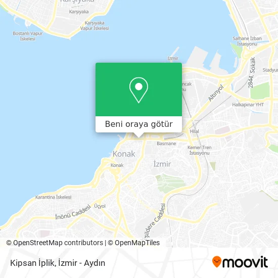 Kipsan İplik harita