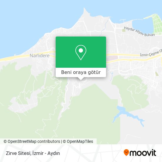 Zirve Sitesi harita