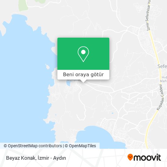 Beyaz Konak harita
