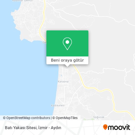 Batı Yakası Sitesi harita