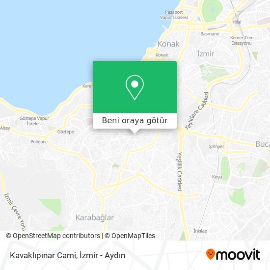 Kavaklıpınar Cami harita
