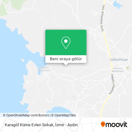 Karagöl Küme Evleri Sokak harita
