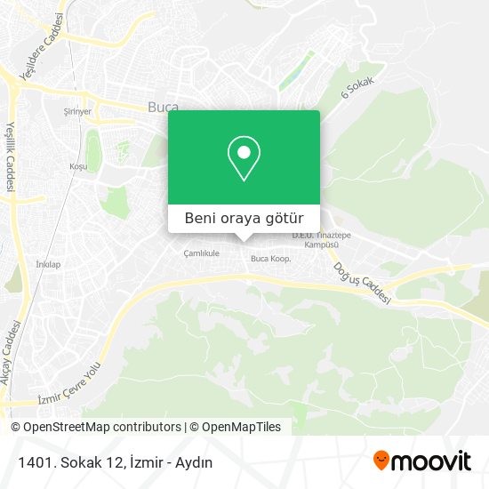 1401. Sokak 12 harita