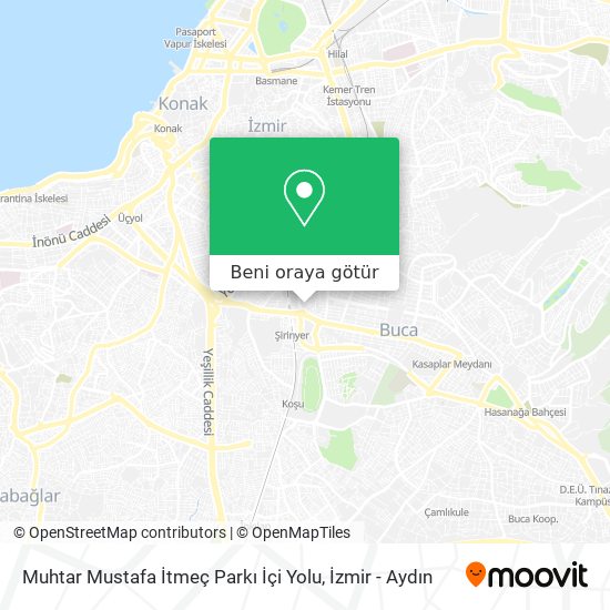 Muhtar Mustafa İtmeç Parkı İçi Yolu harita