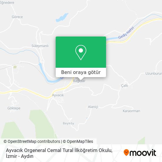 Ayvacık Orgeneral Cemal Tural İlköğretim Okulu harita