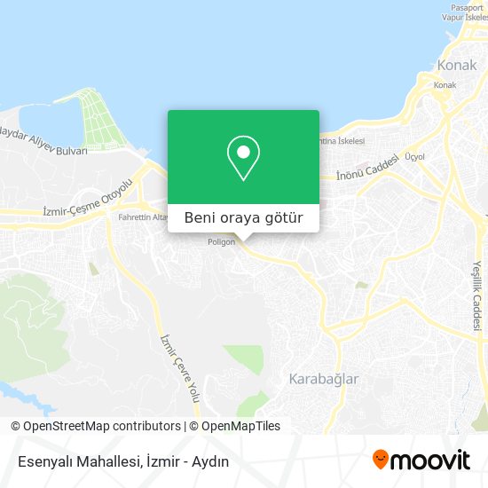 Esenyalı Mahallesi harita