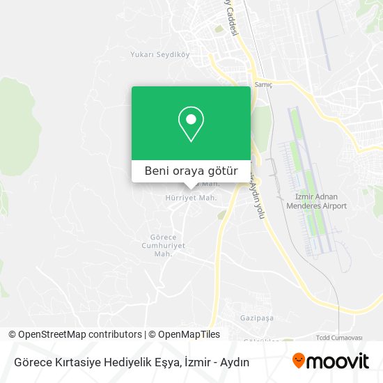 Görece Kırtasiye Hediyelik Eşya harita