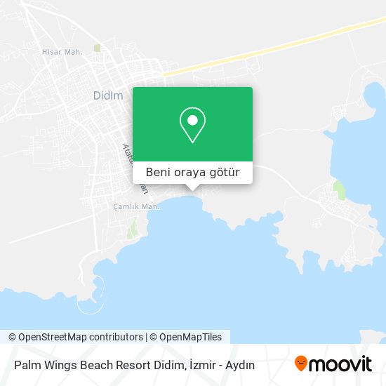 Palm Wings Beach Resort Didim harita