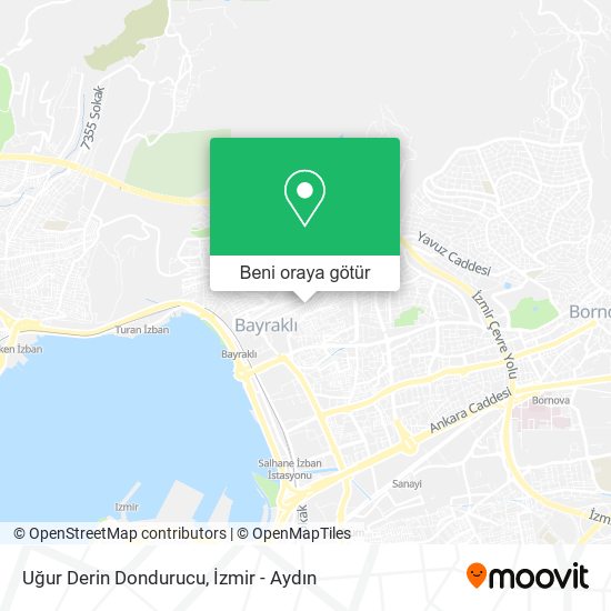 Uğur Derin Dondurucu harita