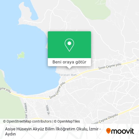 Asiye Hüseyin Akyüz Bilim İlköğretim Okulu harita