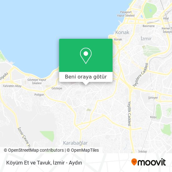 Köyüm Et ve Tavuk harita