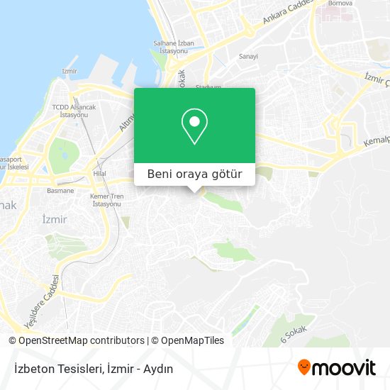 İzbeton Tesisleri harita