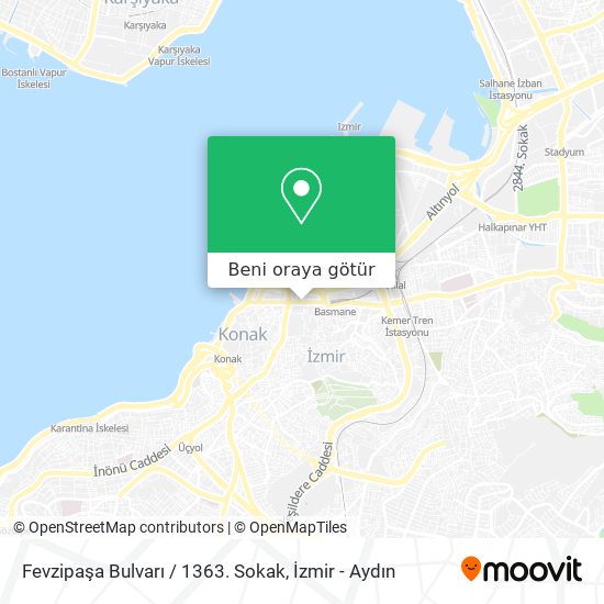 Fevzipaşa Bulvarı / 1363. Sokak harita