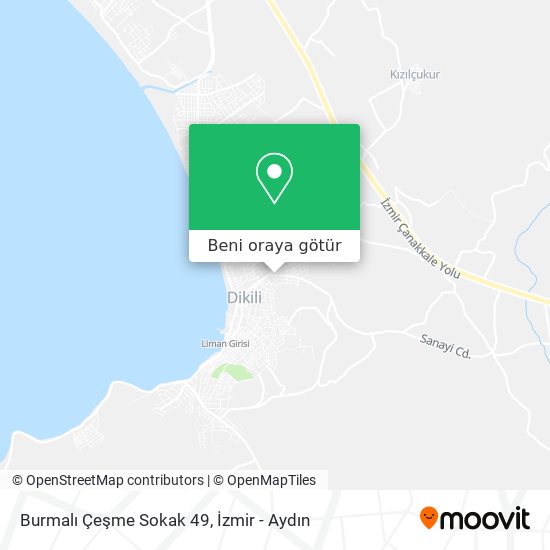 Burmalı Çeşme Sokak 49 harita
