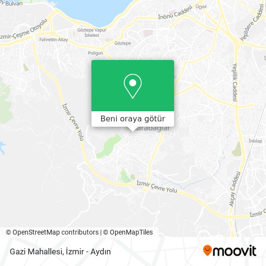 Gazi Mahallesi harita