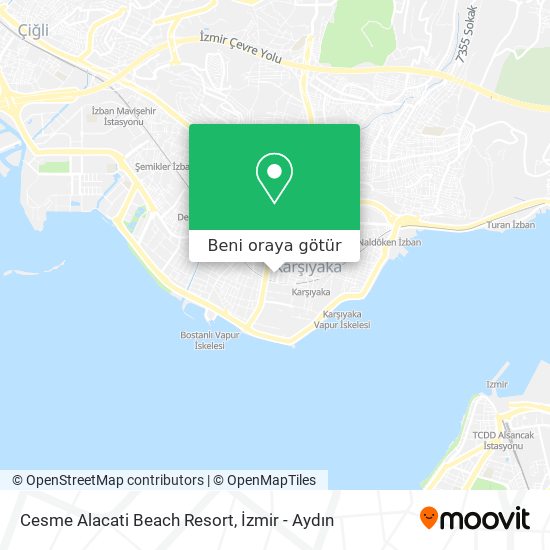 Cesme Alacati Beach Resort harita