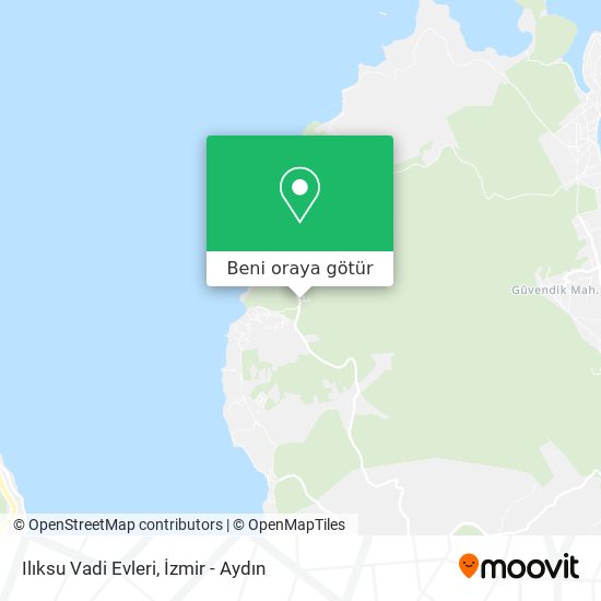 Ilıksu Vadi Evleri harita