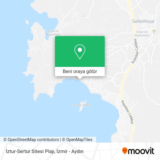 İztur-Sertur Sitesi Plajı harita