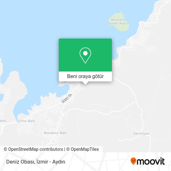 Deniz Obası harita
