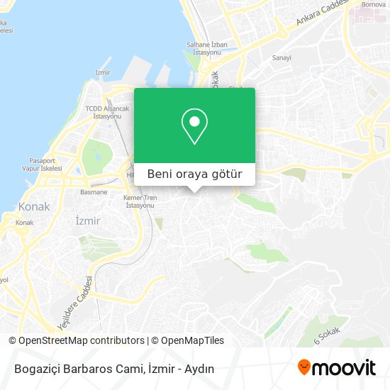 Bogaziçi Barbaros Cami harita