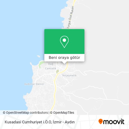 Kusadasi Cumhuriyet i.Ö.O harita
