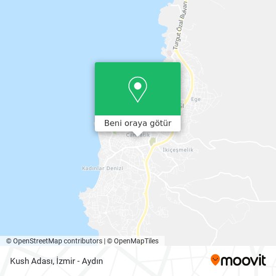 Kush Adası harita