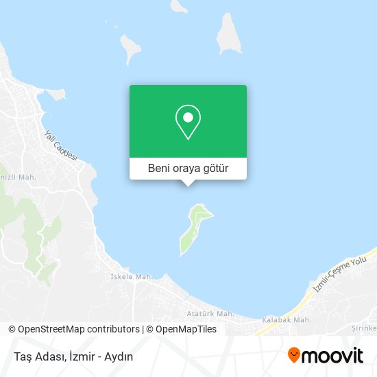 Taş Adası harita