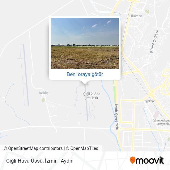 Çiğli Hava Üssü harita