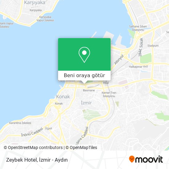 Zeybek Hotel harita