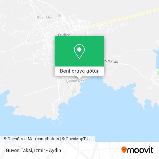 Güven Taksi harita