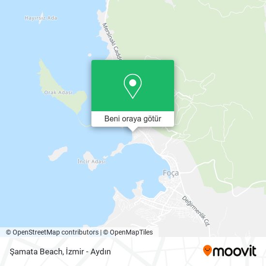 Şamata Beach harita