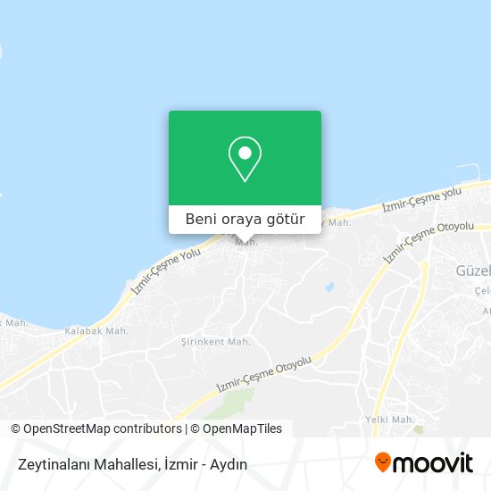 Zeytinalanı Mahallesi harita