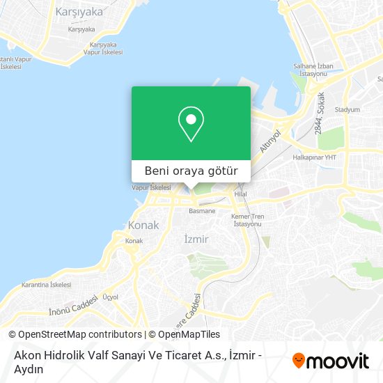 Akon Hidrolik Valf Sanayi Ve Ticaret A.s. harita