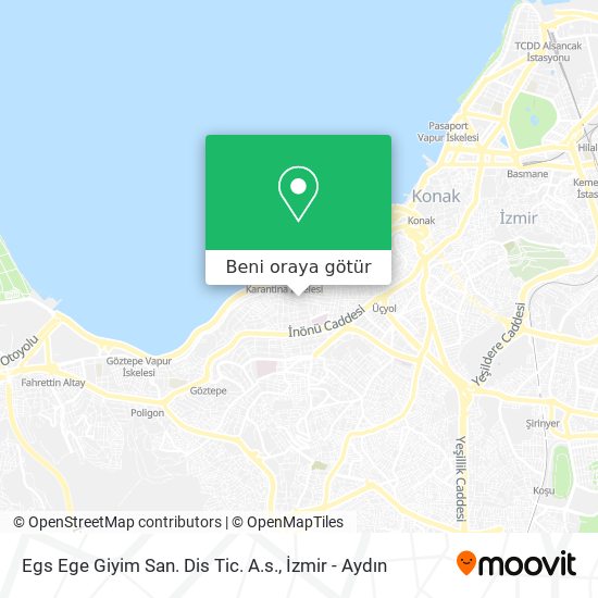 Egs Ege Giyim San. Dis Tic. A.s. harita