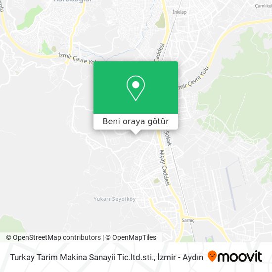 Turkay Tarim Makina Sanayii Tic.ltd.sti. harita
