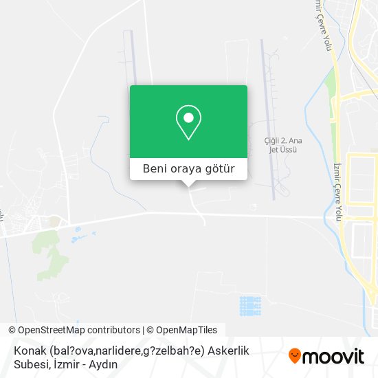 Konak (bal?ova,narlidere,g?zelbah?e) Askerlik Subesi harita