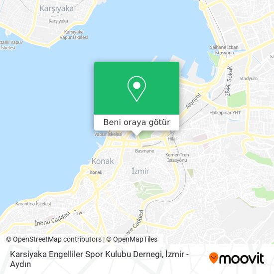 Karsiyaka Engelliler Spor Kulubu Dernegi harita