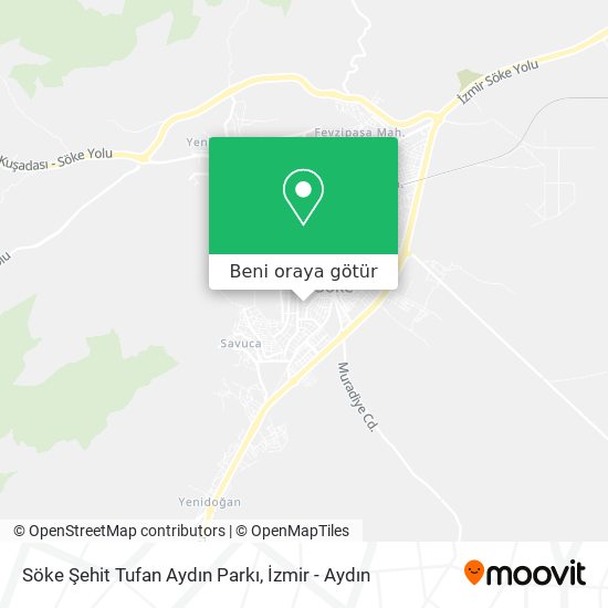 Söke Şehit Tufan Aydın Parkı harita