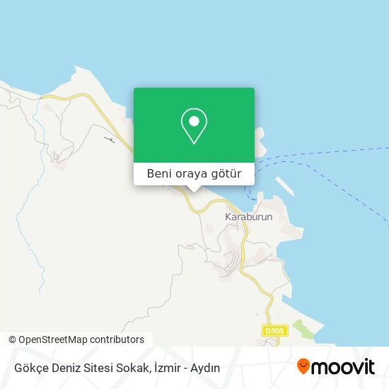 Gökçe Deniz Sitesi Sokak harita