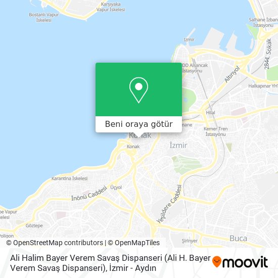 Ali Halim Bayer Verem Savaş Dispanseri harita