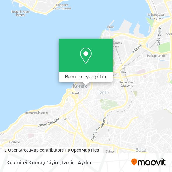 Kaşmirci Kumaş Giyim harita
