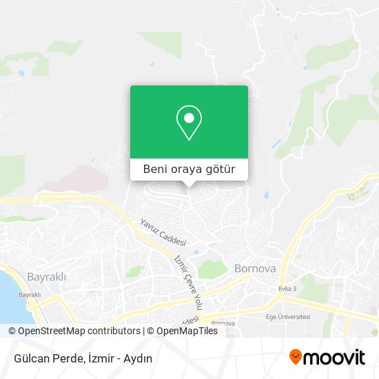 Gülcan Perde harita