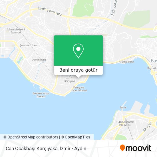 Can Ocakbaşı Karşıyaka harita