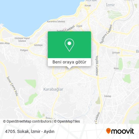 4705. Sokak harita