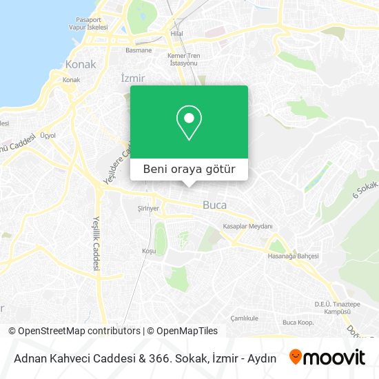 Adnan Kahveci Caddesi & 366. Sokak harita
