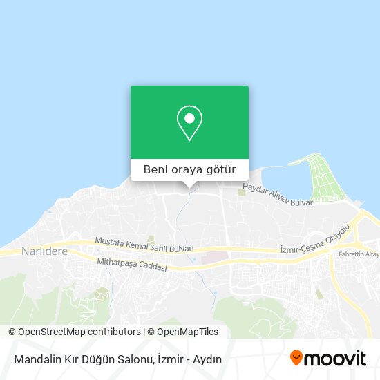 Mandalin Kır Düğün Salonu harita